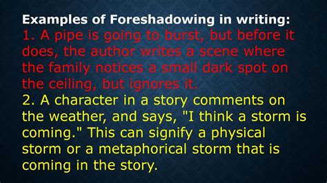 foreshadowing in tagalog examples